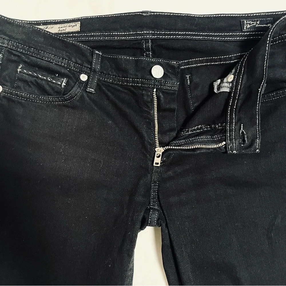 Citizens Of Humanity by Jerome Dahan Black Ankle Length Stretch Jeans Size 30